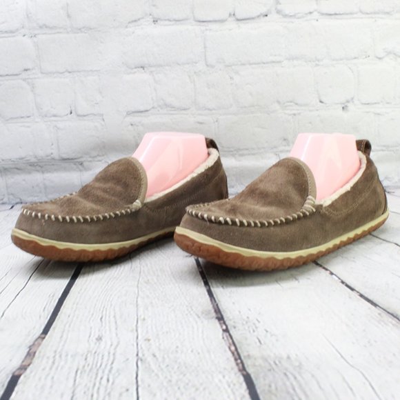 L.L. Bean Shoes Ll Bean Fleece Mountain Moccasin Slippers Size 8 Poshmark